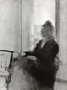 Edgar Degas Woman at a Window oil painting picture wholesale